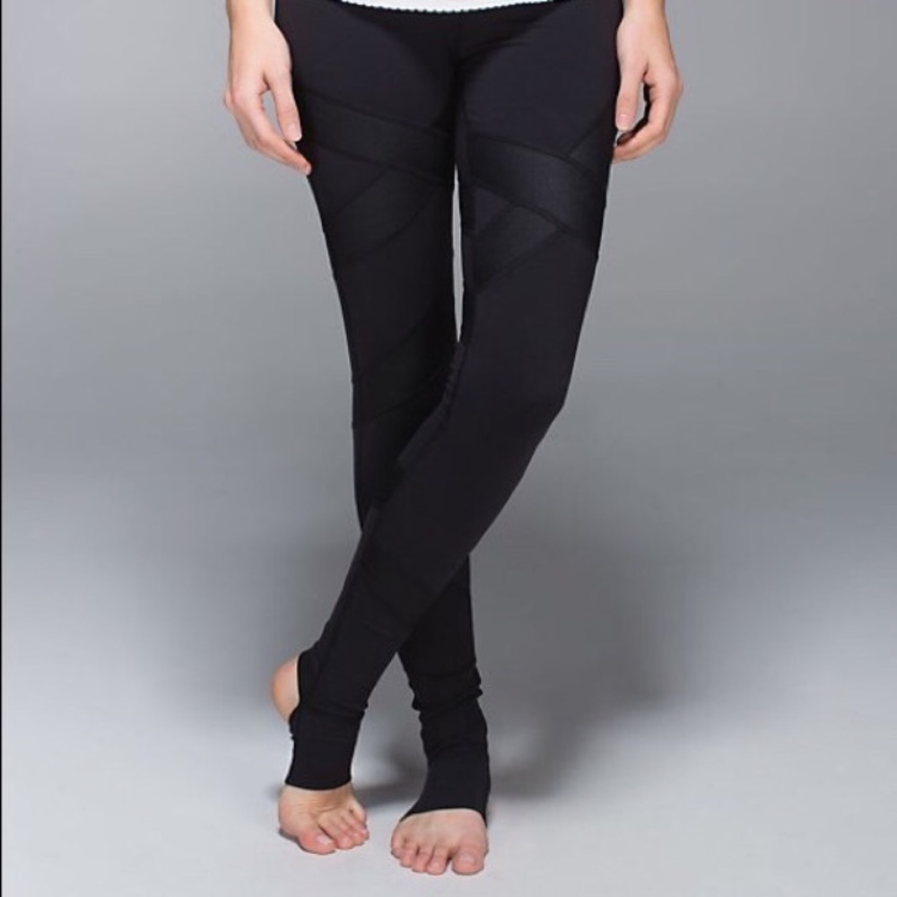 RARE Cire wrap stirrup leggings